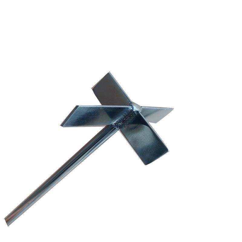 2025新款不锈钢十字搅拌桨316材质耐酸碱腐蚀实验室搅拌机桨叶