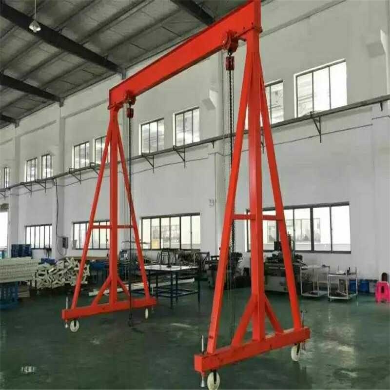 0.5小型龙门架简易可拆卸起重龙门吊架电动/手S推移动可升降龙门