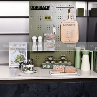 系列绿色西餐摆件糕点酱咖啡杯洞洞板茶厨房样板房台面成组下午