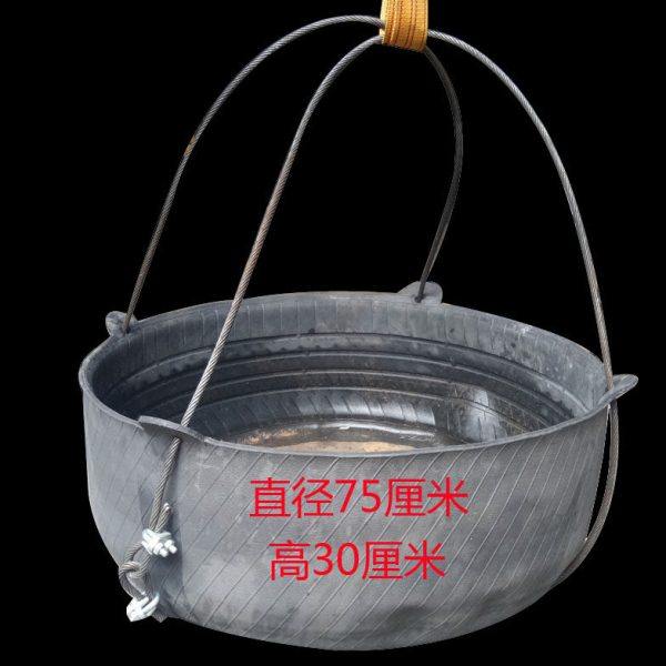 建筑鸡公吊钢丝吊砂盆装修吊料橡胶盆建筑垃圾吊运皮斗瓦工灰盆,五金/工具,抹泥刀,淘宝优惠券,粉丝福利购,淘宝优惠卷