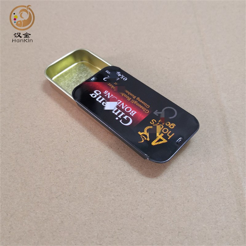土耳其香薰香膏抽屉滑盖r小铁盒 两个米点小推拉铁盒薄荷膏空盒