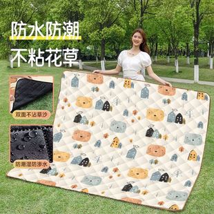 野外旅游野餐垫防潮垫子特厚春游草坪户外露营帐篷野炊摆地摊地垫
