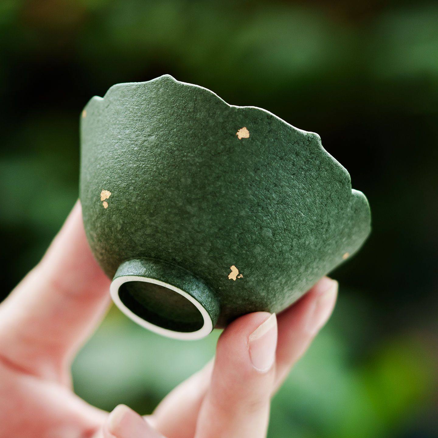 工厂岩矿白洒金茶杯陶瓷主人杯个人孔雀绿功夫茶具品茗杯茶盏单杯,餐饮具,茶杯,淘宝优惠券,粉丝福利购,淘宝优惠卷