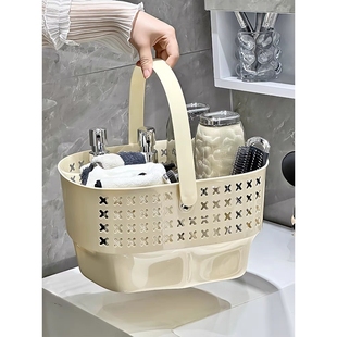 手提学生宿舍洗澡提篮家用篮子浴室洗漱用品收纳沐浴洗浴塑料浴筐