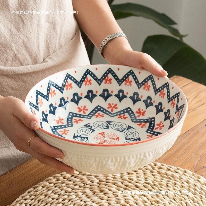 陶瓷汤盆家用特大号大汤碗新款酸菜鱼大盆碗水煮鱼碗大碗罗国无,餐饮具,碗,淘宝优惠券,粉丝福利购,淘宝优惠卷