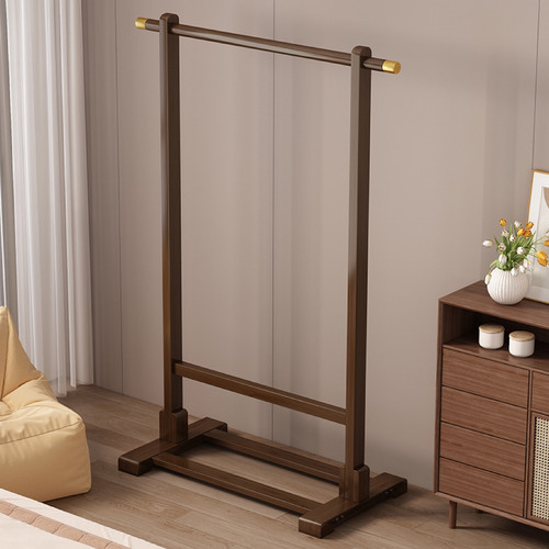 落地式挂衣架卧室一体衣帽架2024新款家用置物神器房间挂衣服架子