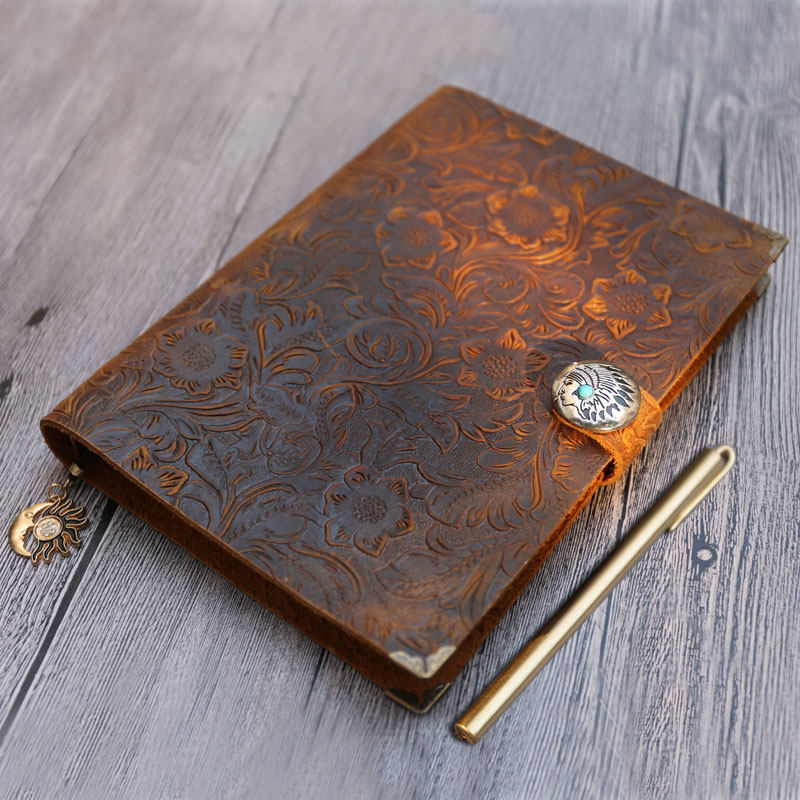 笔记本子复古古典中国风真皮a5可拆卸六孔空白活页本打孔器a6手帐,文具电教/文化用品/商务用品,笔记本/记事本,淘宝优惠券,粉丝福利购,淘宝优惠卷