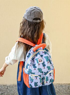 新款网红书包儿童幼儿园宝宝背包男童轻便卡通小女孩双肩包出游包
