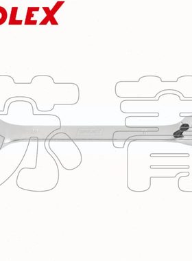 德国霍夫曼HOLEX  开口扳手 梅开棘轮扳手 带拨杆 15度 弯头 公制