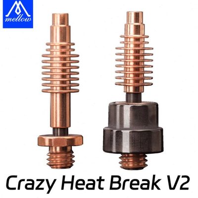 Mellow V2版本疯狂蚊子陶瓷喉管用于打印碳纤维3D打印机热端配件