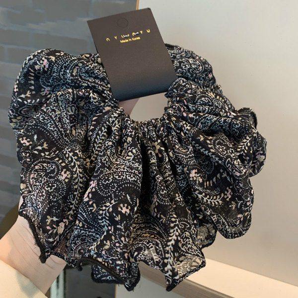 法式碎花雪纺发圈大号大肠圈简约百搭印花甜美褶皱扎发耐用皮筋女,节庆用品/礼品,文化创意手环,淘宝优惠券,粉丝福利购,淘宝优惠卷