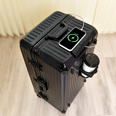 大容量多功能行李箱铝框拉杆箱28寸密码箱刹车R万向轮旅行箱子男