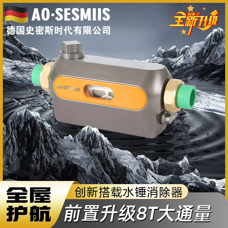 德国史蜜斯密斯前置m过滤器家用反冲洗自来水净水自动清洗全铜进