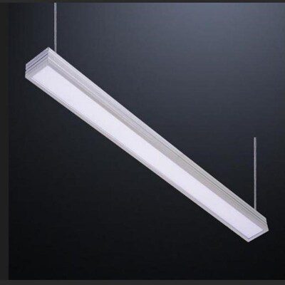 吊线荧光灯格栅灯ledt8t5日光灯盘1200面板灯亚克力书房灯工业风