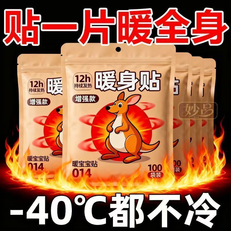 暖宝宝贴大号防寒保暖暖贴自发热贴关节热贴收纳摆件防霉防蛀片