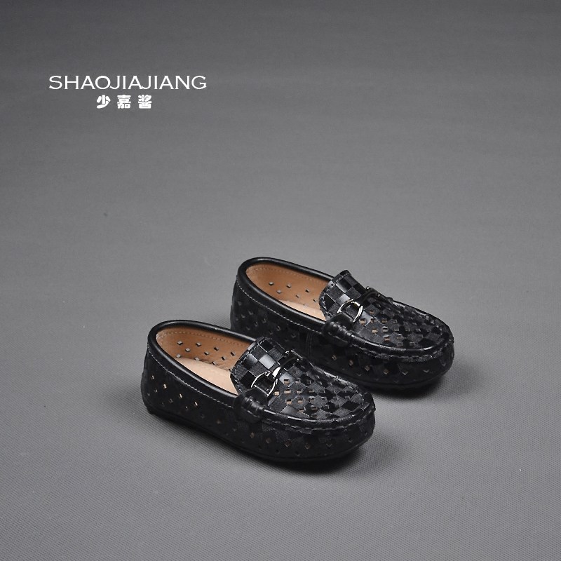 男童豆豆鞋2023夏季新款真皮中小童镂空洞洞儿童皮鞋英伦休闲单鞋,童鞋/婴儿鞋/亲子鞋,皮鞋,淘宝优惠券,粉丝福利购,淘宝优惠卷