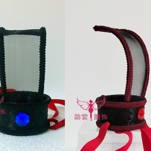 红黑色古装男子头饰古代汉朝发冠古装汉服发冠饰品汉服发饰头冠28