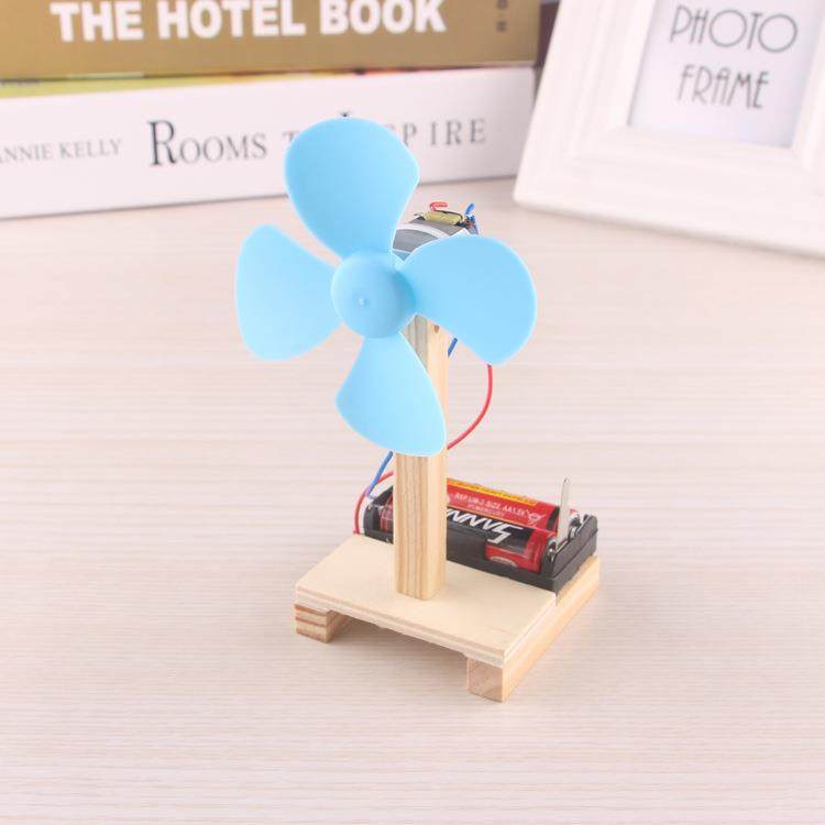 diy科技小制作小发明自制简易物理实验小电风扇玩具手工材料拼装