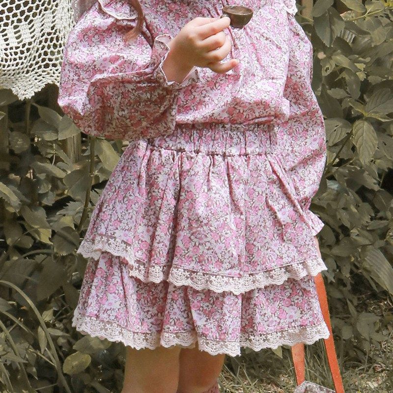 2023秋款女童半身裙童装儿童女孩洋气韩版碎花裙双层花边超短裙子,童装/婴儿装/亲子装,半身裙,淘宝优惠券,粉丝福利购,淘宝优惠卷