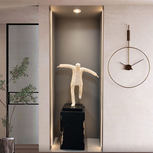 现代简约客厅沙发边摆件落地家居装 饰品摆设品样板间创意雕塑大件