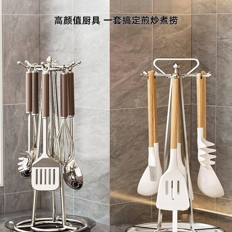厨房旋转锅铲架台面家用置物架勺子挂架铲收纳架汤勺厨具沥水支架,厨房/烹饪用具,厨房墙壁置物架/厨房墙壁挂架,淘宝优惠券,粉丝福利购,淘宝优惠卷