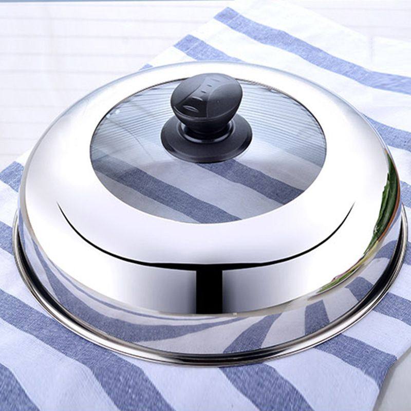 锅盖家用不锈钢锅盖小锅盖锅盖顶帽通用玻璃钢化锅盖炒菜锅蒸锅盖,厨房/烹饪用具,锅盖,淘宝优惠券,粉丝福利购,淘宝优惠卷