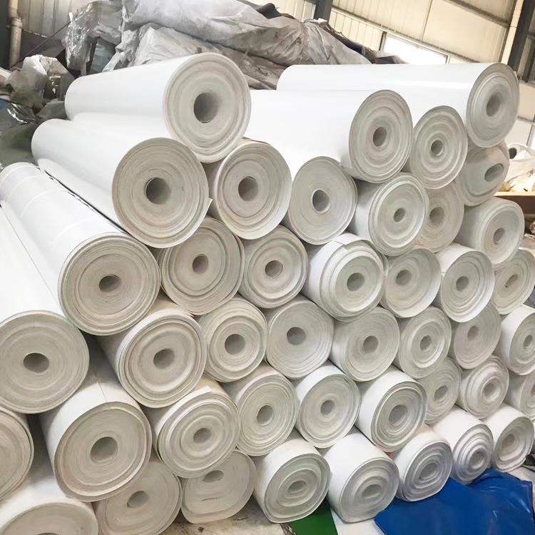 白色彩色950g膜结构车棚pvdf膜材户外防晒充电桩雨棚膜材料