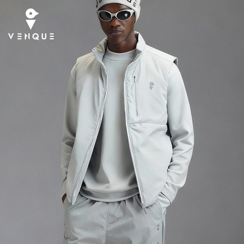 venque范克保暖防水男款马甲