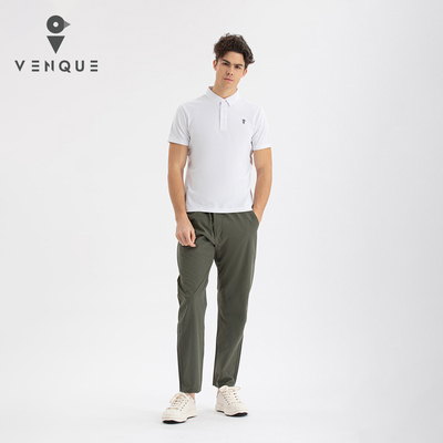 venque/范克直筒宽松长裤