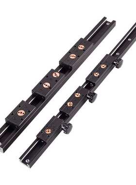黑色内置双轴心SGR10 15N 20N 35锁紧滑块静音重型直线导轨防蚀
