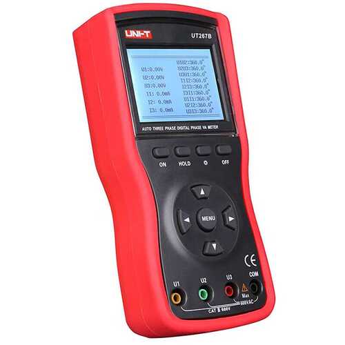 UNI-T优利德UT265B UT267B/267C/268B智能三钳数字相位伏安表