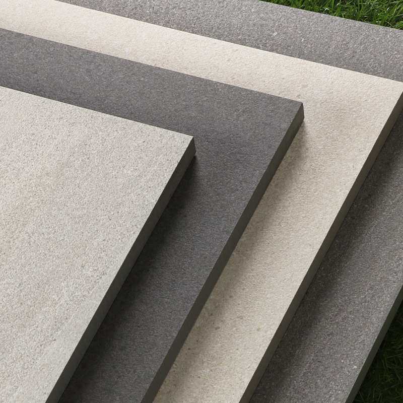 瓷砖600x1200磨砂砂岩面别墅庭院走廊车库户外景观仿古砖防滑