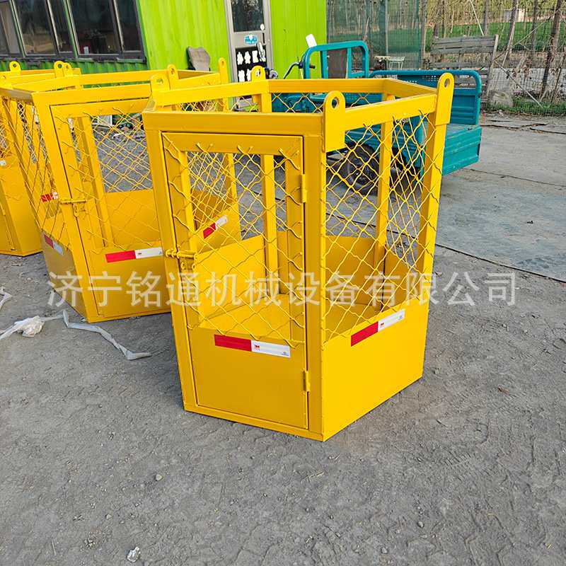 建筑工地菱形吊框起重机吊篮可选尺寸高空作业平台