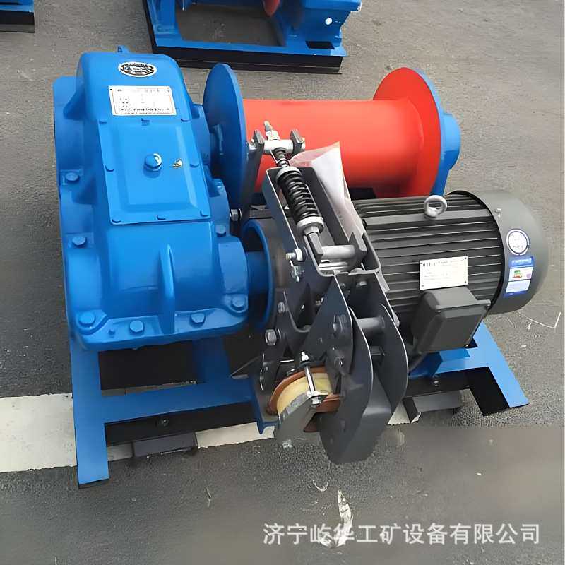 厂家供应 快速/慢速电动卷扬机多功能液压小型1吨2吨建筑起重机