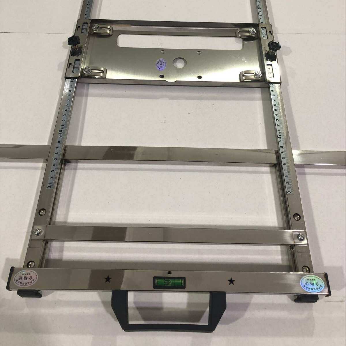 裁板多功能便携式切木板瓷砖靠山切割机固定支架木工裁板神器外贸