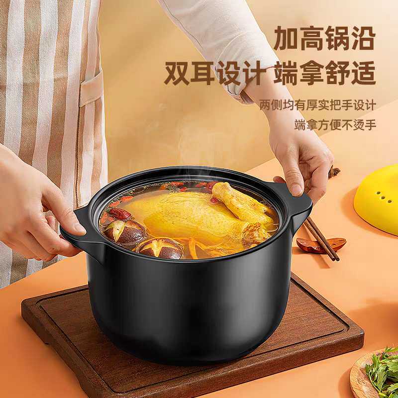 砂锅煲汤锅炖锅陶瓷锅火锅明火两用家用干烧不裂厂家自销现货