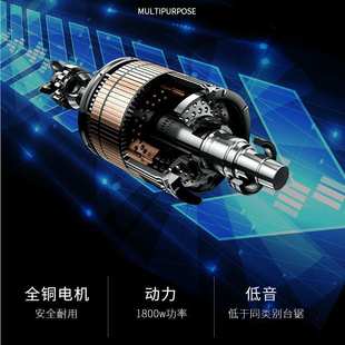 冀发jifa专业台锯切割机木工锯家用45度切割全铜电机72555