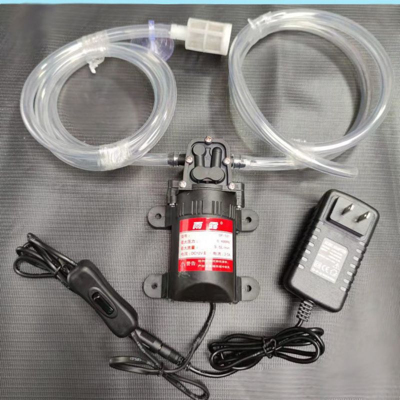 直流微型水泵12v自吸泵隔膜高压洗车增压专用220V抽小自吸式