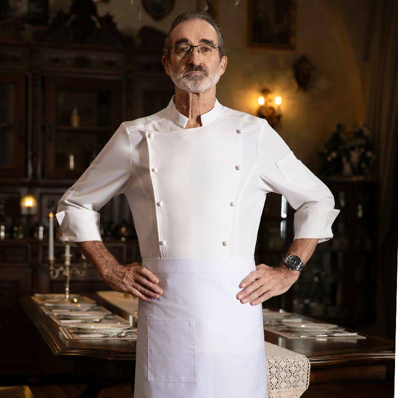 厨师工作服男长袖秋冬季酒店烘焙西餐厅蛋糕店厨师高端厨师服烘焙