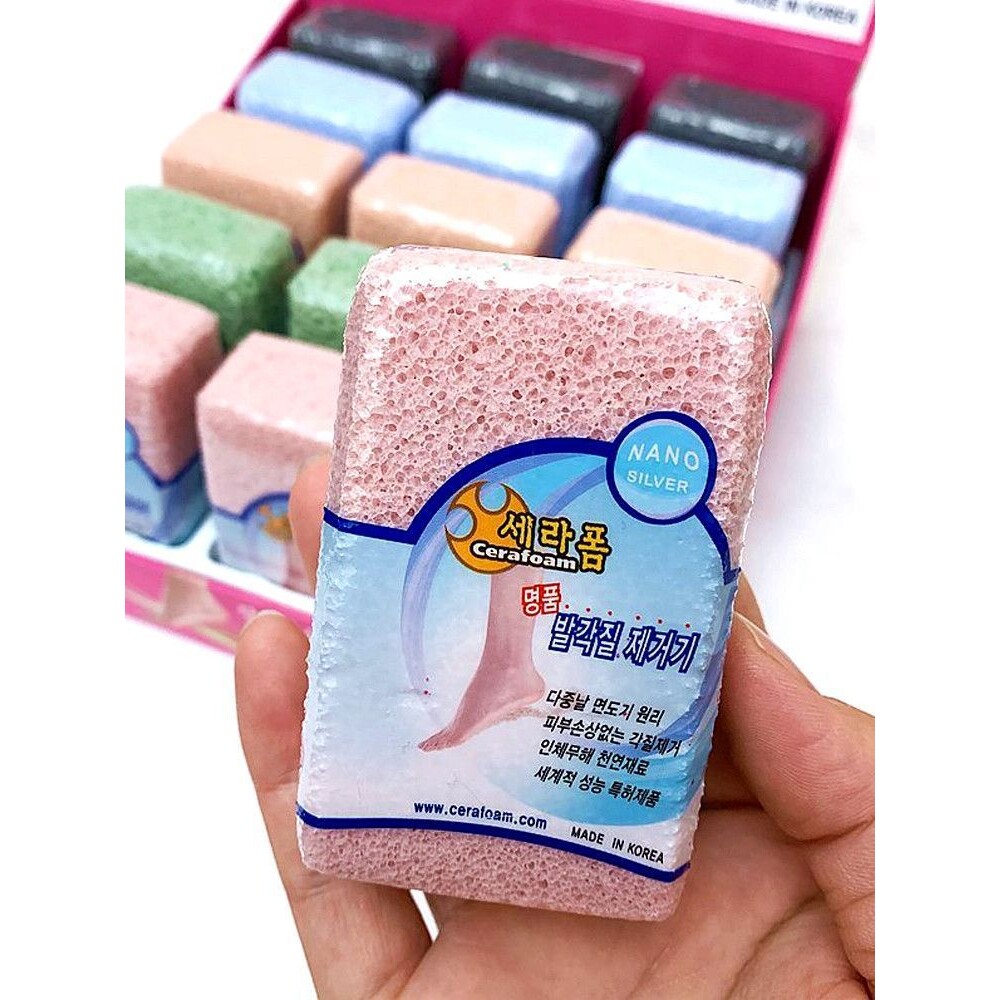 韩国磨脚石火山泥磨砂去角质搓脚板刮脚皮去死皮老茧脚后跟搓脚石
