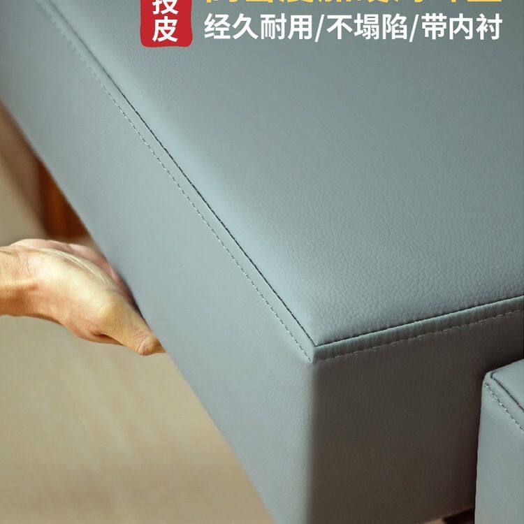 定 制科技布皮质沙发垫高级感高密度加厚加硬四季通用坐垫海绵垫
