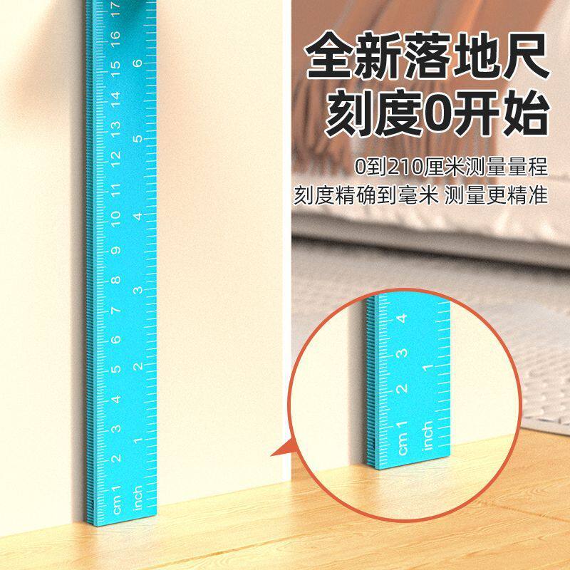 儿童量身高贴精准测量仪尺可移除重复使用宝宝尺墙纸环保新款