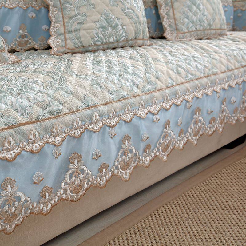 P66D沙发垫四季通用防滑高档坐垫子贵妃全包2024新款欧式沙发套罩