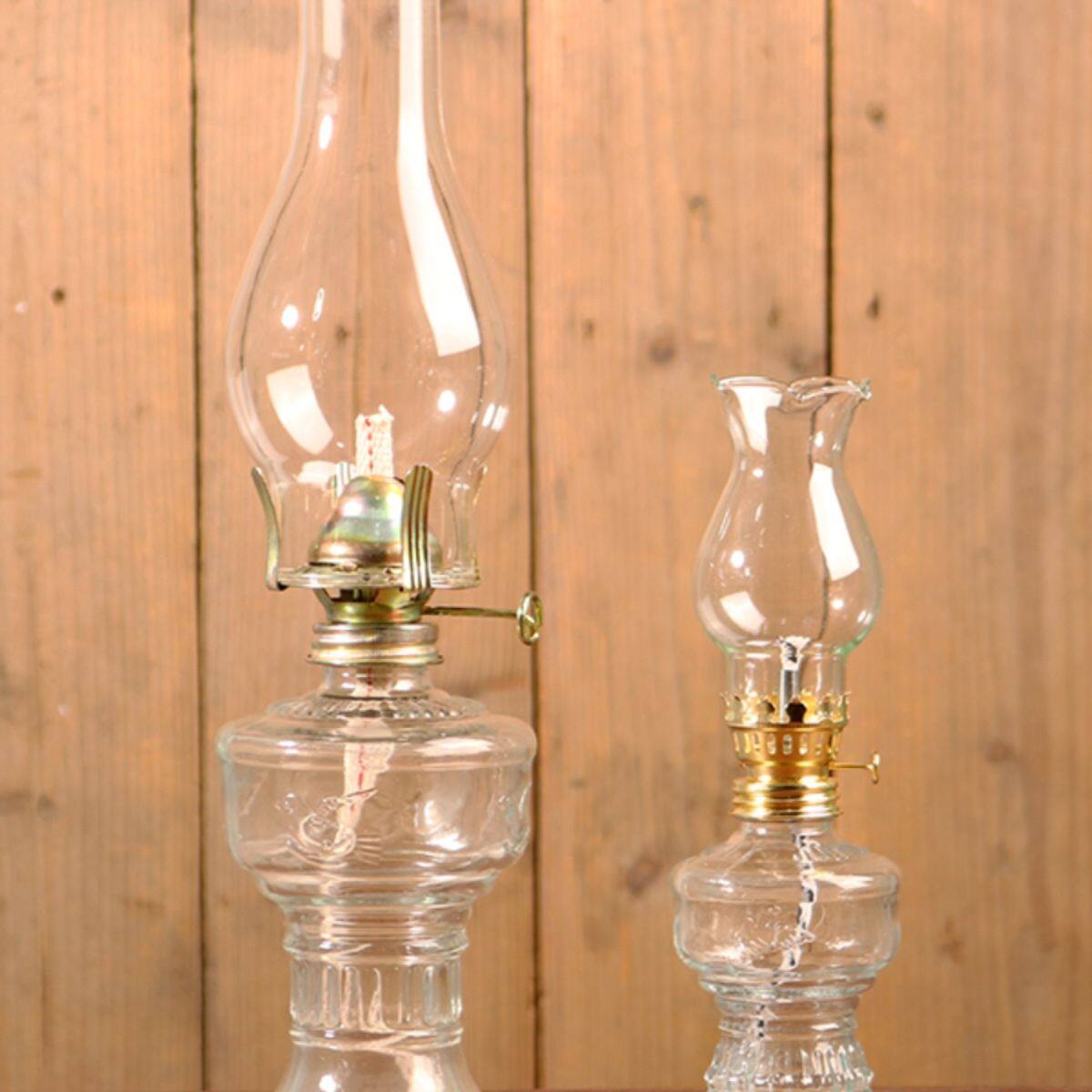煤油灯玻璃灯家用新房入伙水晶灯圆体供佛酥油灯复古老式油灯道具