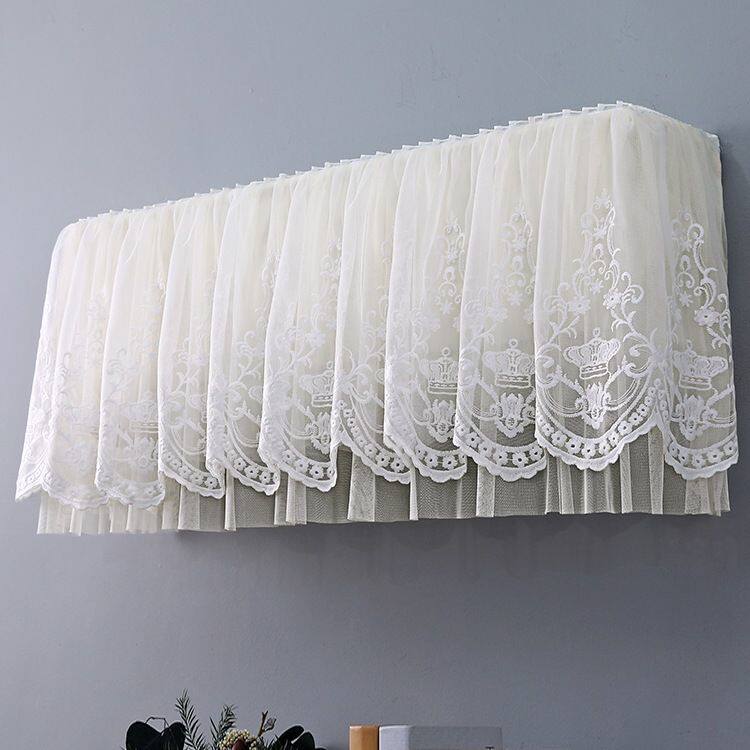 空调防尘罩套子新款卧室壁挂式防直吹挡风帘开机不取挂机盖布通用