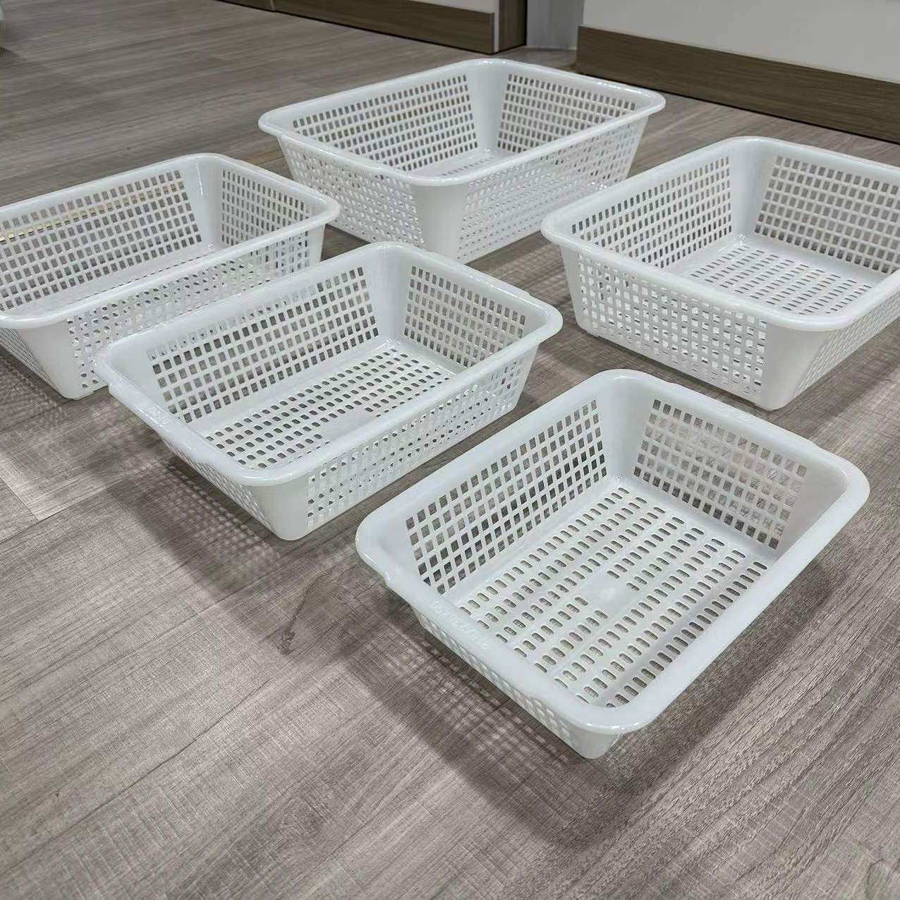 塑料筐长方形加厚镂空漏网洗菜沥水篮蔬菜水果篮收纳大号商用,收纳整理,其他收纳篮,淘宝优惠券,粉丝福利购,淘宝优惠卷