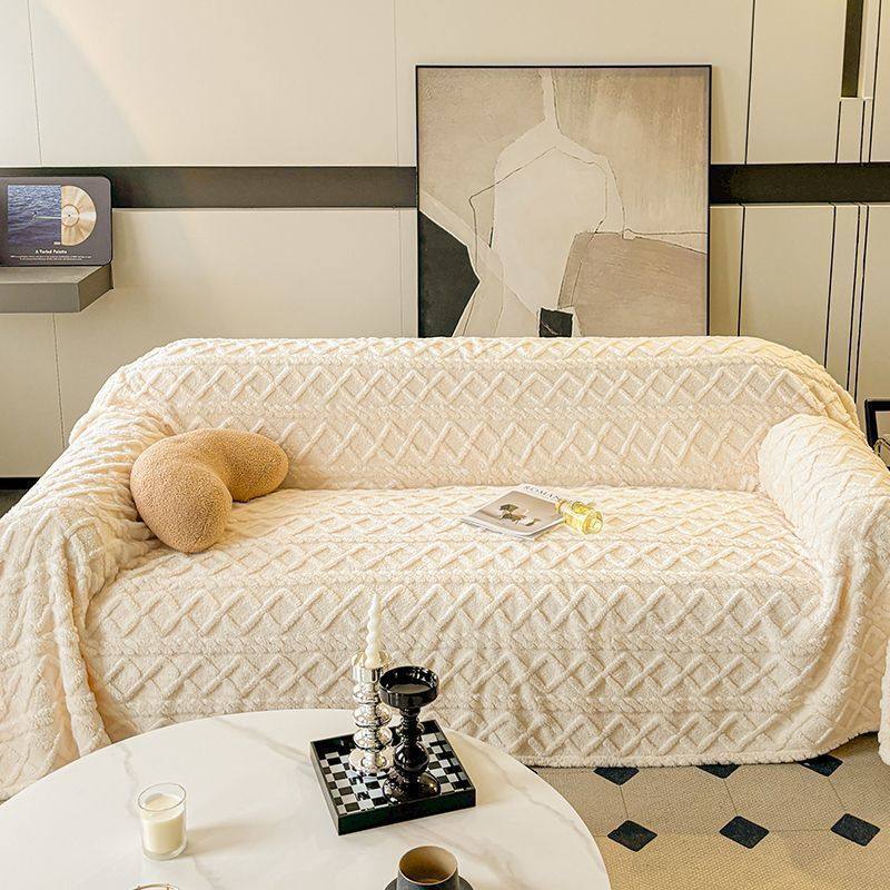 防猫抓沙发盖布网红四季通用防滑沙发巾沙发套包轻奢毛毯厂家直发,居家布艺,沙发套,淘宝优惠券,粉丝福利购,淘宝优惠卷