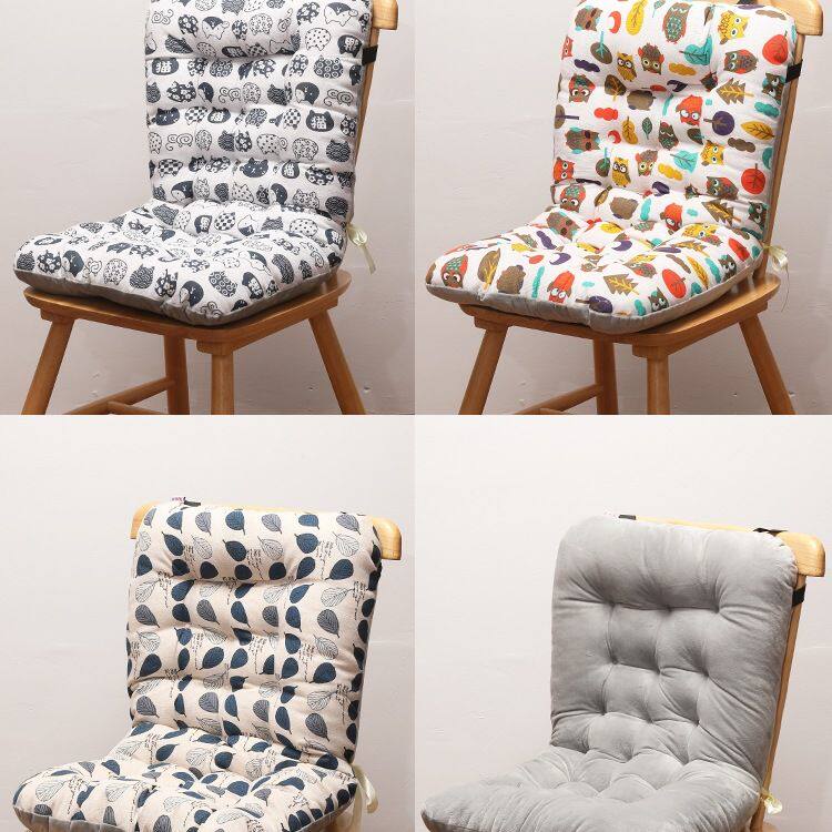 餐椅垫坐垫椅子垫子座椅宿舍椅垫连靠背垫靠垫靠背一体办公室护腰