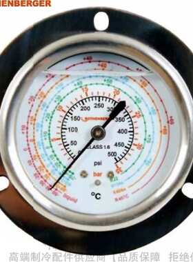 ROTHENBERGER罗森博格埋入式高低压充油压力表-1～18/-1～38bar