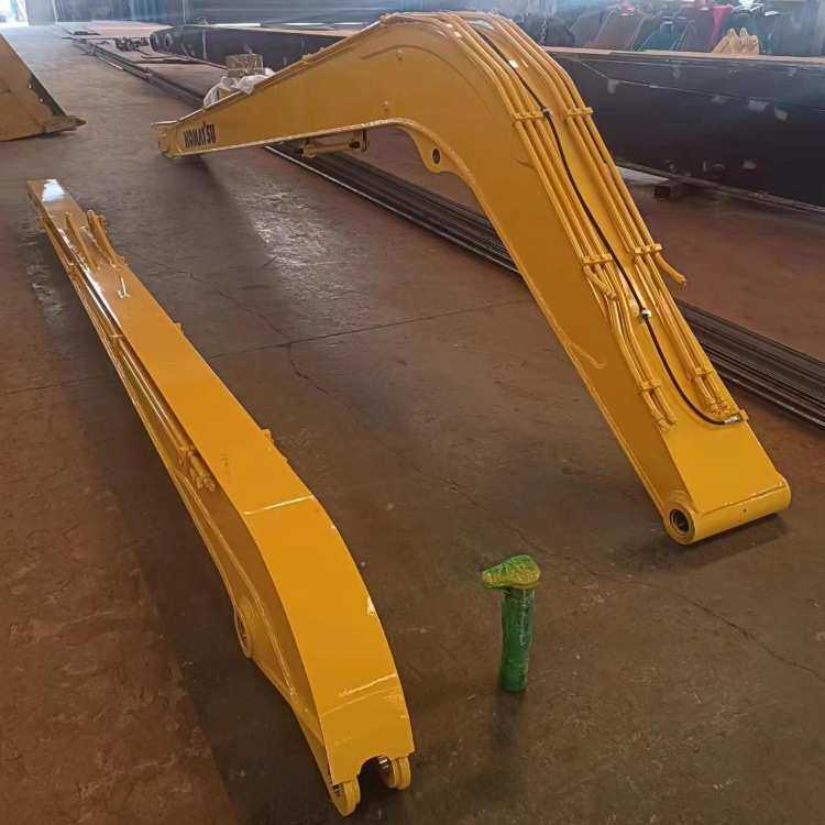 挖掘机PC60 11米加长臂 15米18米挖掘机河道清淤大小臂加长套臂